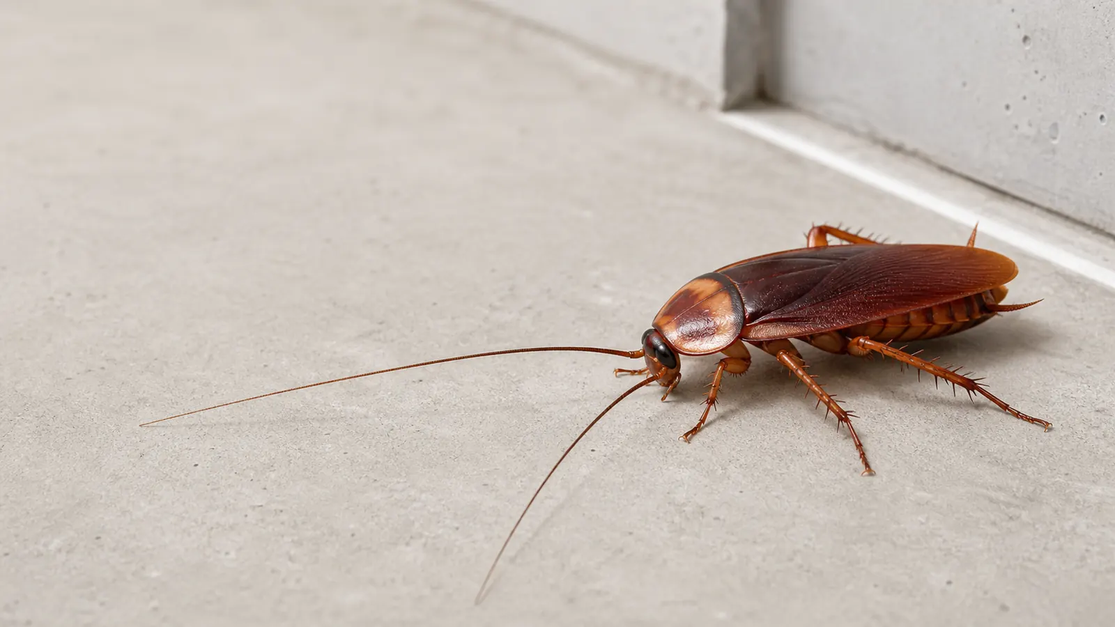 Cucaracha americana en Barcelona
