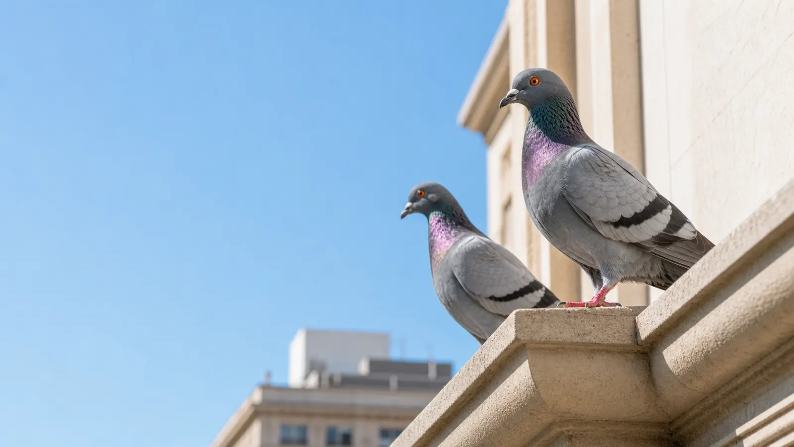 Palomas y aves
